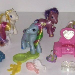 Vintage MLP My Little Pony G3 Lot w/ Accessories